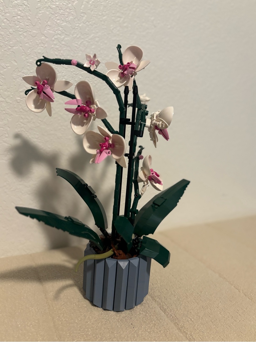LEGO Pink and Cream Orchid Potted Accent - Home Accents